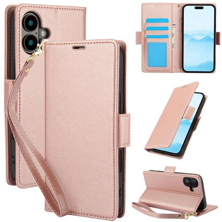 Side Buckle RFID Anti-theft Leather Phone Case, For iPhone 18 Pro / 17 Pro, For iPhone 18 Pro Max...