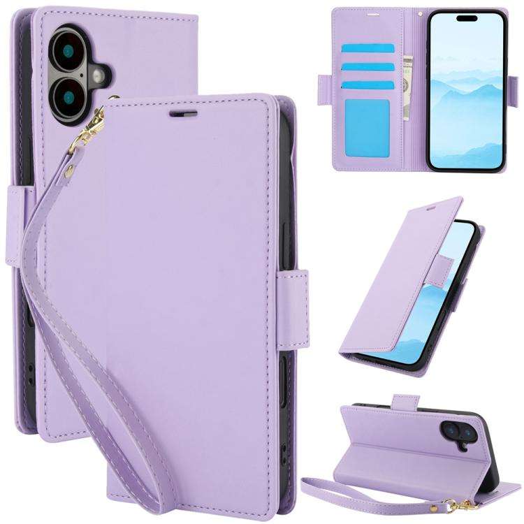Side Buckle RFID Anti-theft Leather Phone Case, For iPhone 18 Pro / 17 Pro, For iPhone 18 Pro Max...