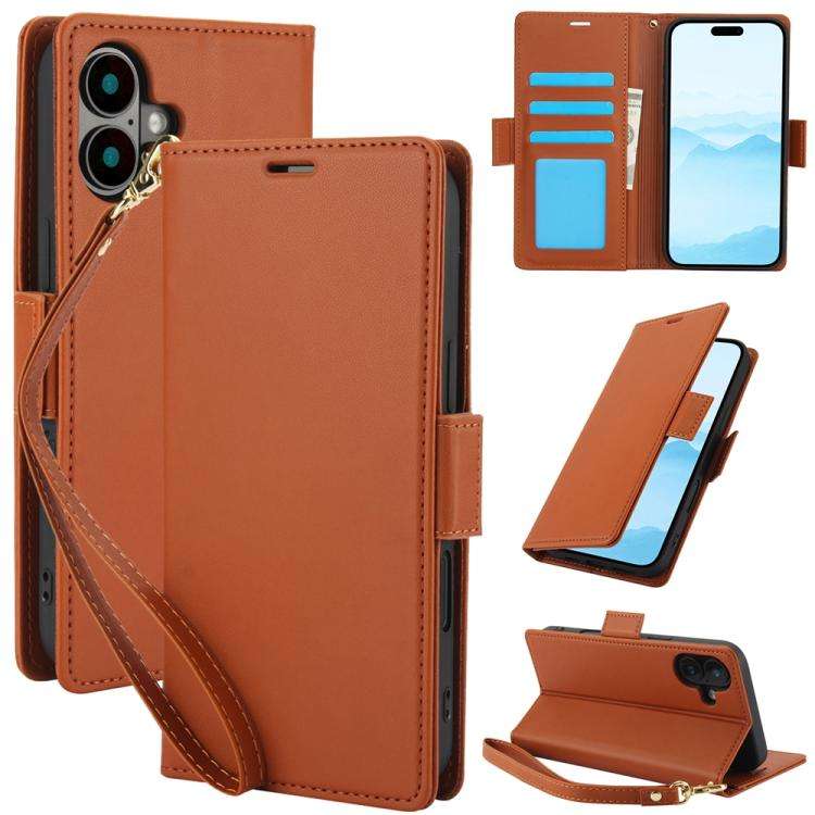 Side Buckle RFID Anti-theft Leather Phone Case, For iPhone 18 Pro / 17 Pro, For iPhone 18 Pro Max...