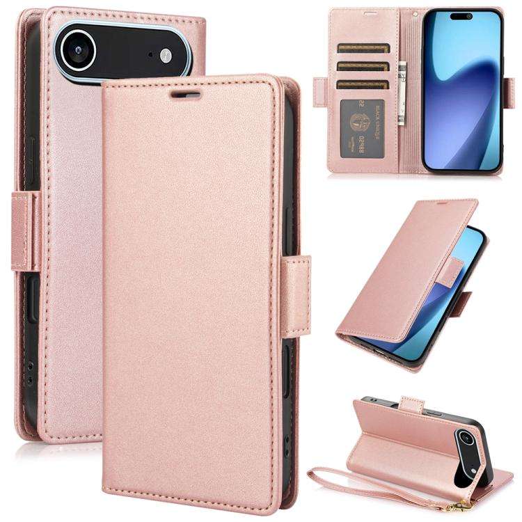 Side Buckle RFID Anti-theft Leather Phone Case, For iPhone 18 Pro / 17 Pro, For iPhone 18 Pro Max...