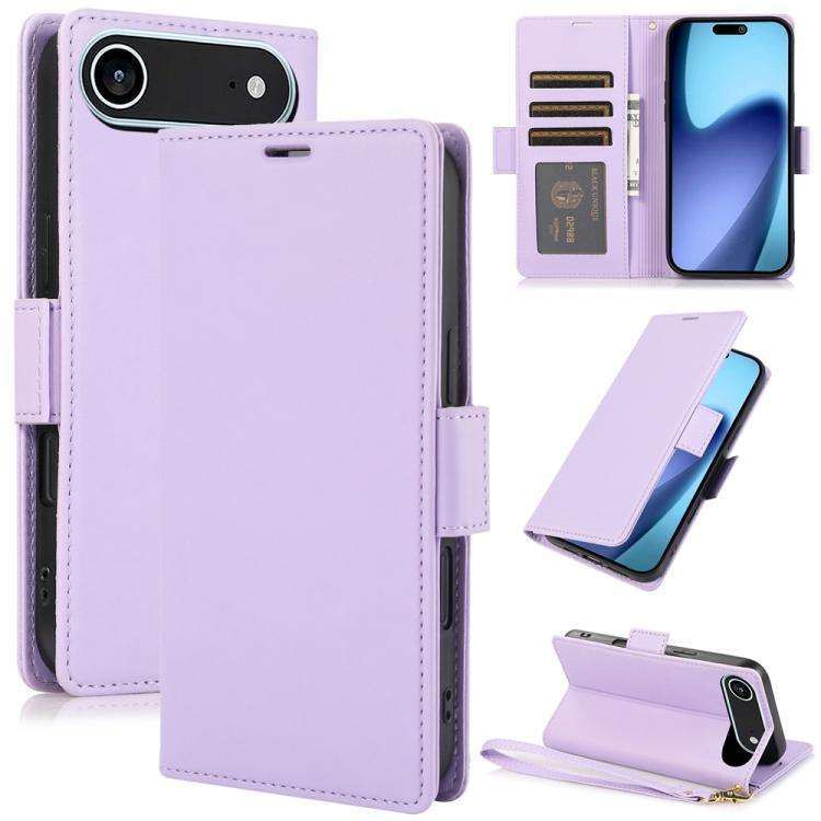 Side Buckle RFID Anti-theft Leather Phone Case, For iPhone 18 Pro / 17 Pro, For iPhone 18 Pro Max...