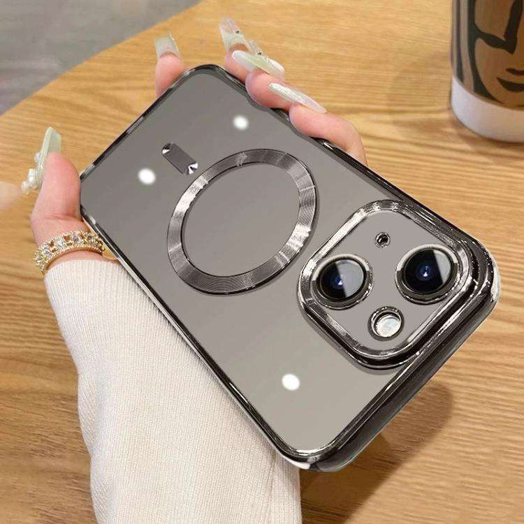 Electroplating MagSafe Phone Case, For iPhone 15, For iPhone 14 Plus, For iPhone 14, For iPhone 1...