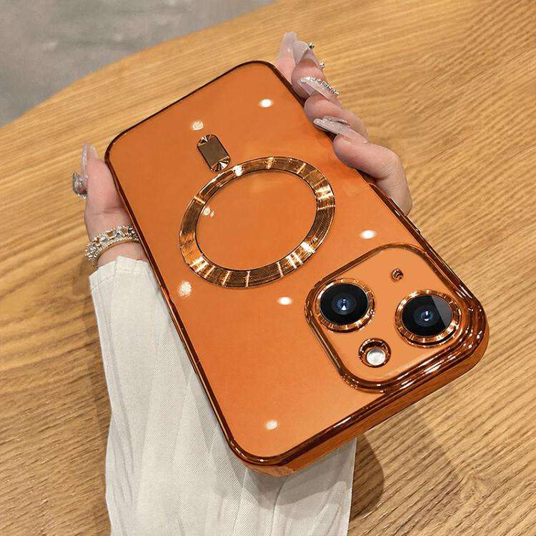 Electroplating MagSafe Phone Case, For iPhone 15, For iPhone 14 Plus, For iPhone 14, For iPhone 1...