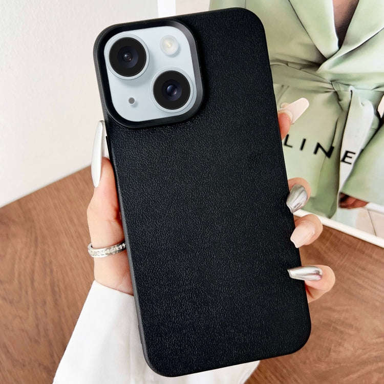 Leather Texture TPU Full Coverage Phone Case, For iPhone 16 Pro, For iPhone 16 Plus, For iPhone 1...