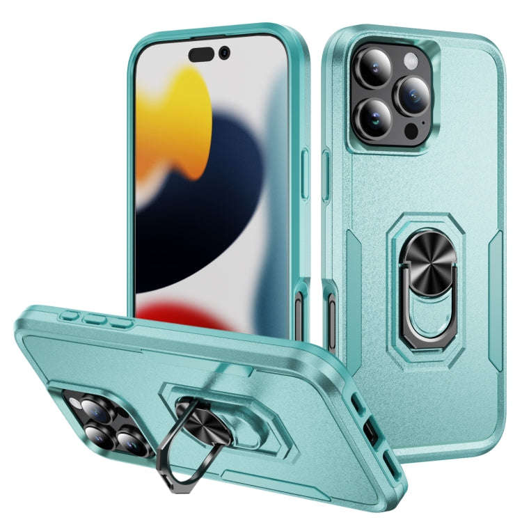 Pioneer Armor Heavy Duty PC + TPU Phone Case with Holder, For iPhone 17, For iPhone Air, For iPho...
