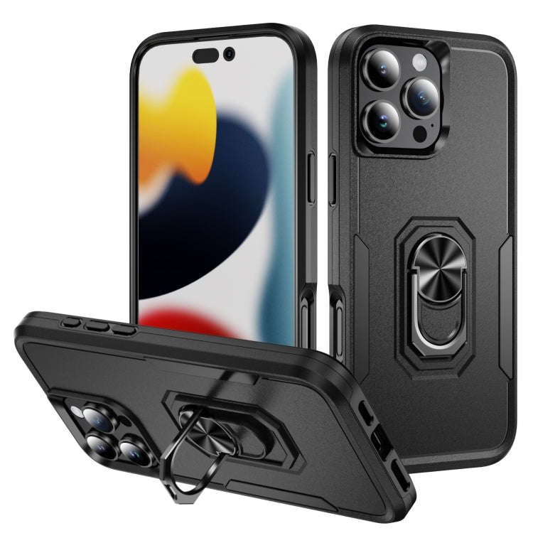 Pioneer Armor Heavy Duty PC + TPU Phone Case with Holder, For iPhone 17, For iPhone Air, For iPho...