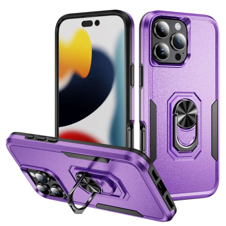 Pioneer Armor Heavy Duty PC + TPU Phone Case with Holder, For iPhone 17, For iPhone Air, For iPho...