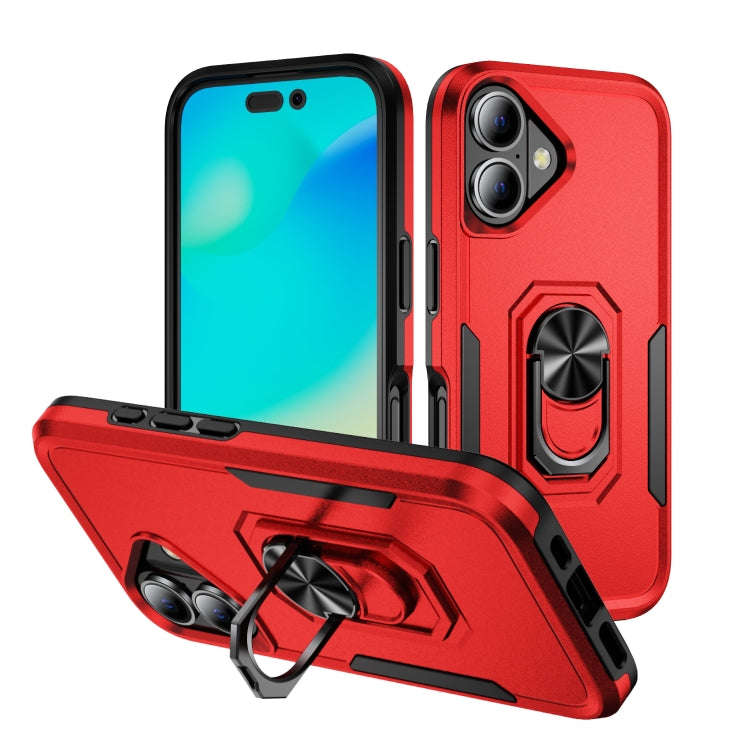 Pioneer Armor Heavy Duty PC + TPU Phone Case with Holder, For iPhone 17, For iPhone Air, For iPho...