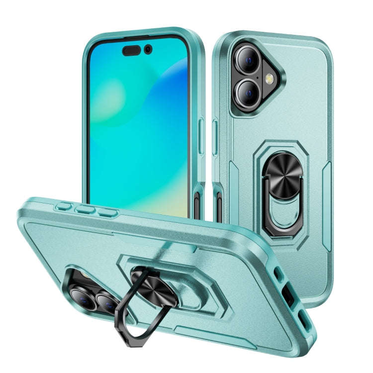 Pioneer Armor Heavy Duty PC + TPU Phone Case with Holder, For iPhone 17, For iPhone Air, For iPho...