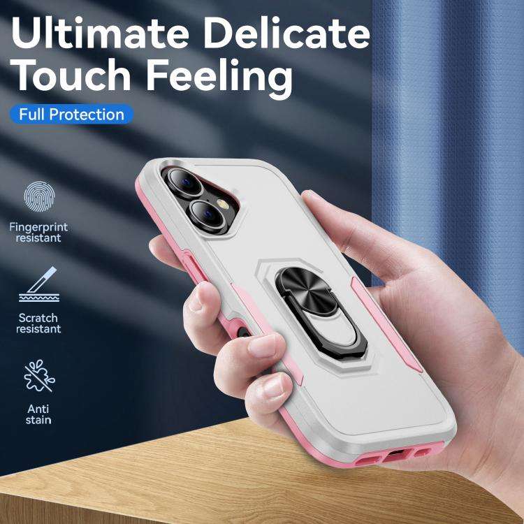 Pioneer Armor Heavy Duty PC + TPU Phone Case with Holder, For iPhone 17, For iPhone Air, For iPho...
