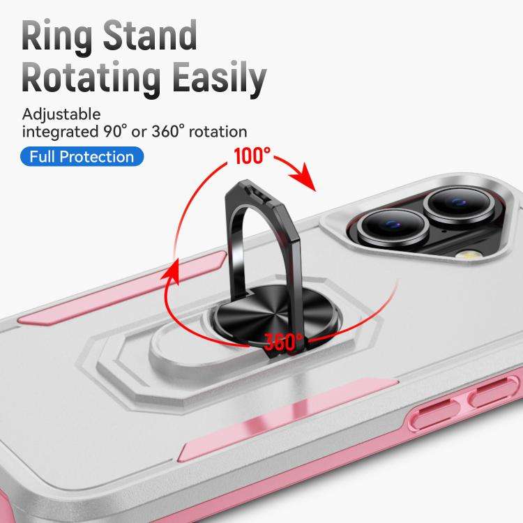 Pioneer Armor Heavy Duty PC + TPU Phone Case with Holder, For iPhone 17, For iPhone Air, For iPho...