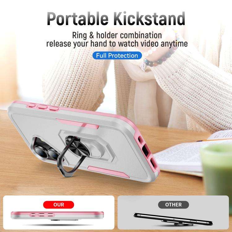 Pioneer Armor Heavy Duty PC + TPU Phone Case with Holder, For iPhone 17, For iPhone Air, For iPho...