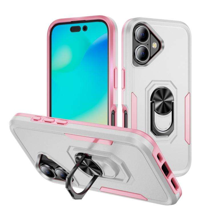 Pioneer Armor Heavy Duty PC + TPU Phone Case with Holder, For iPhone 17, For iPhone Air, For iPho...