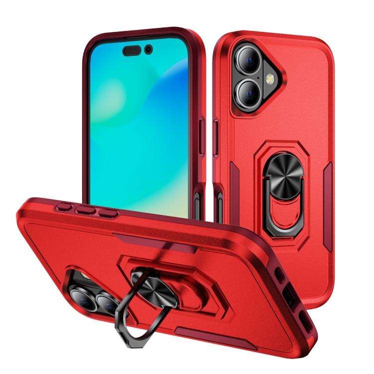 Pioneer Armor Heavy Duty PC + TPU Phone Case with Holder, For iPhone 17, For iPhone Air, For iPho...