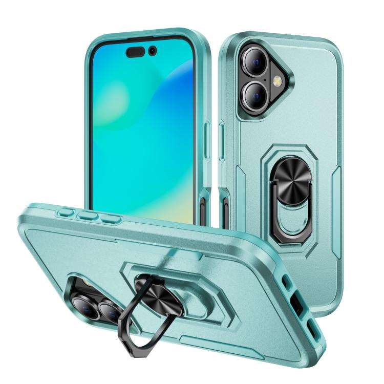 Pioneer Armor Heavy Duty PC + TPU Phone Case with Holder, For iPhone 17, For iPhone Air, For iPho...