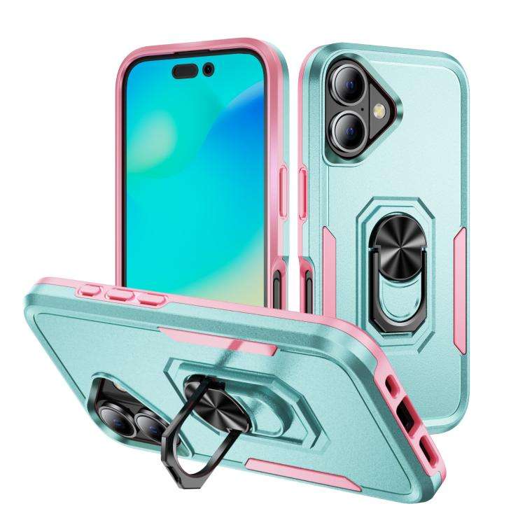 Pioneer Armor Heavy Duty PC + TPU Phone Case with Holder, For iPhone 17, For iPhone Air, For iPho...