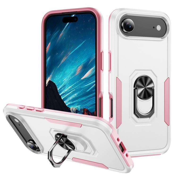 Pioneer Armor Heavy Duty PC + TPU Phone Case with Holder, For iPhone 17, For iPhone Air, For iPho...