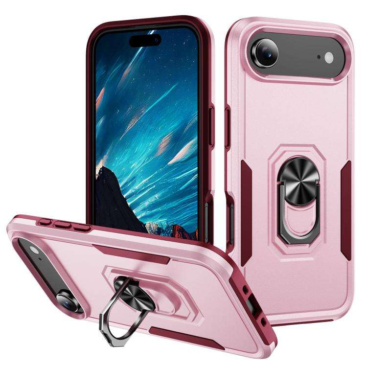 Pioneer Armor Heavy Duty PC + TPU Phone Case with Holder, For iPhone 17, For iPhone Air, For iPho...