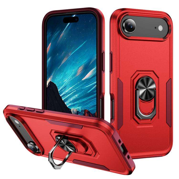 Pioneer Armor Heavy Duty PC + TPU Phone Case with Holder, For iPhone 17, For iPhone Air, For iPho...