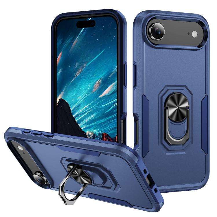 Pioneer Armor Heavy Duty PC + TPU Phone Case with Holder, For iPhone 17, For iPhone Air, For iPho...