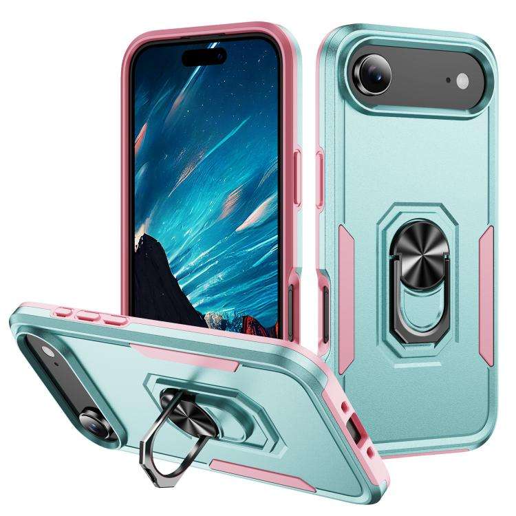 Pioneer Armor Heavy Duty PC + TPU Phone Case with Holder, For iPhone 17, For iPhone Air, For iPho...