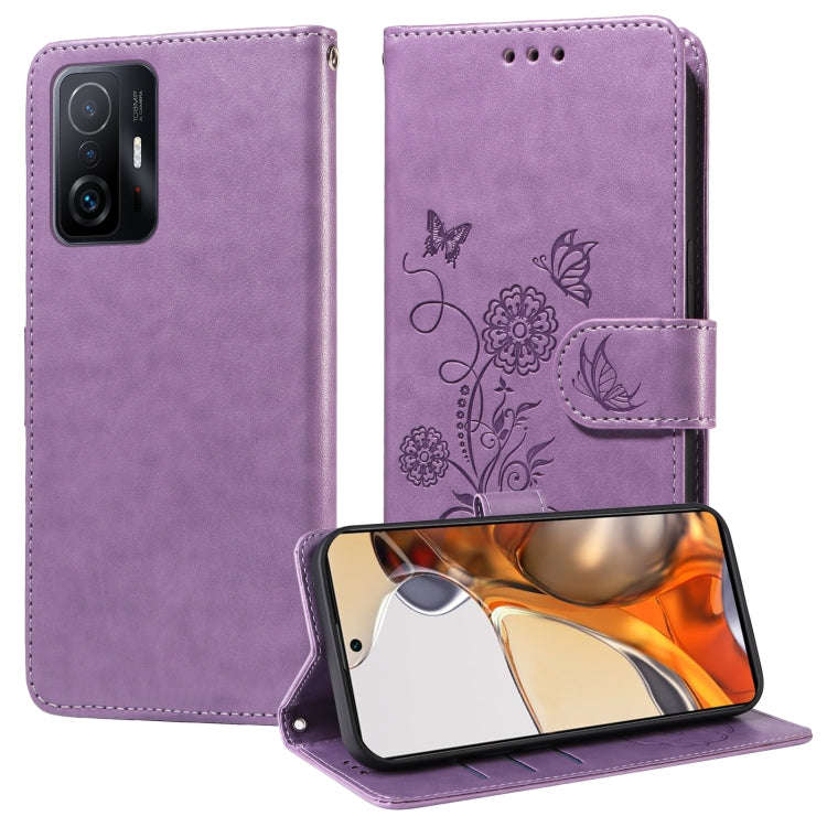 Embossed Butterfly Flowers Leather Phone Case, For Xiaomi Poco C50 / C51, For Xiaomi Poco C55 / R...