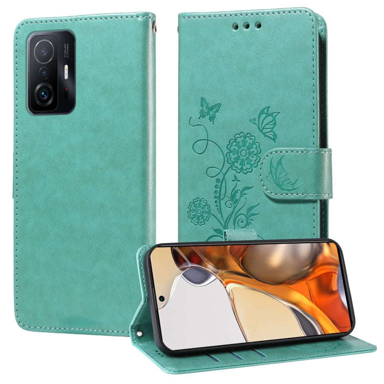 Embossed Butterfly Flowers Leather Phone Case, For Xiaomi Poco C50 / C51, For Xiaomi Poco C55 / R...