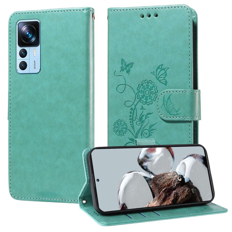Embossed Butterfly Flowers Leather Phone Case, For Xiaomi Poco C50 / C51, For Xiaomi Poco C55 / R...