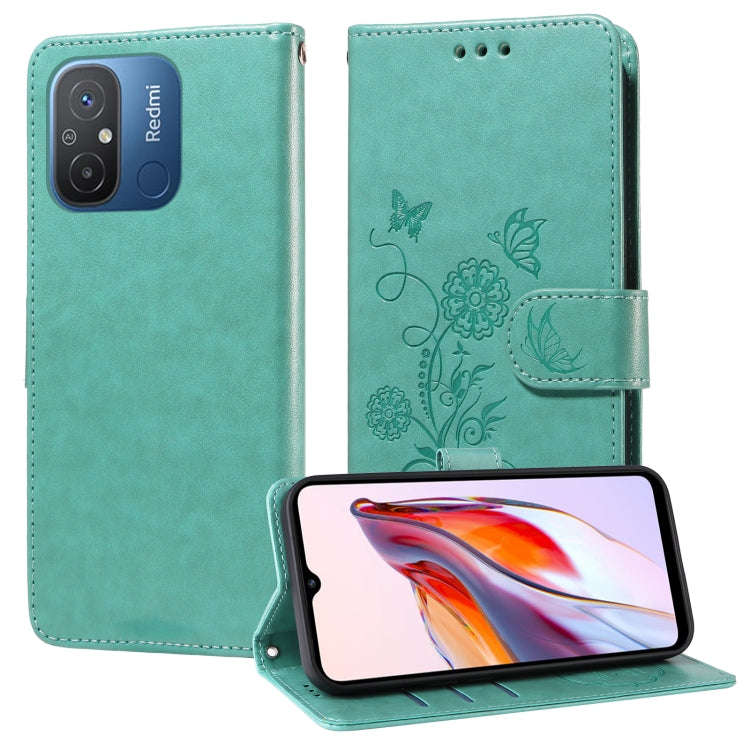 Embossed Butterfly Flowers Leather Phone Case, For Xiaomi Poco C50 / C51, For Xiaomi Poco C55 / R...