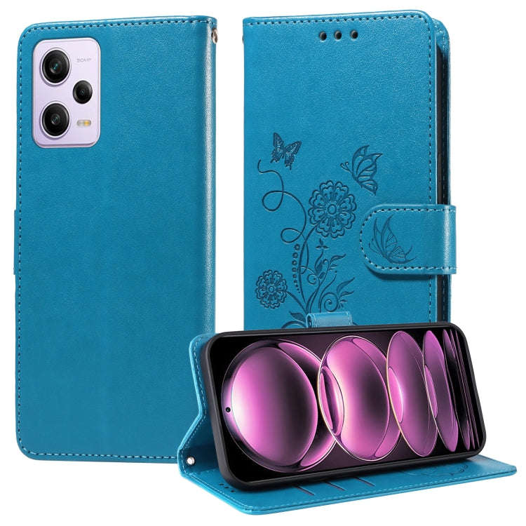 Embossed Butterfly Flowers Leather Phone Case, For Xiaomi Poco C50 / C51, For Xiaomi Poco C55 / R...