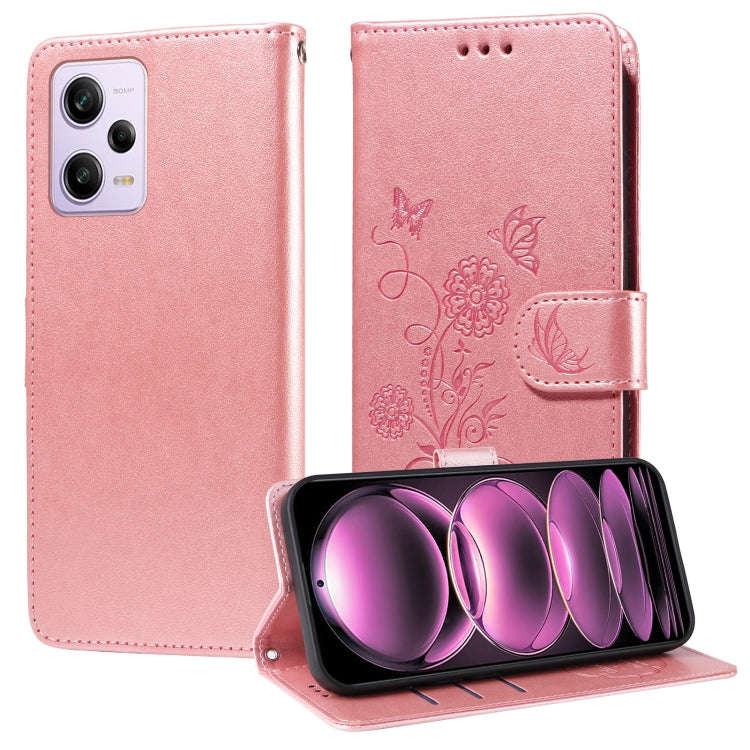Embossed Butterfly Flowers Leather Phone Case, For Xiaomi Poco C50 / C51, For Xiaomi Poco C55 / R...