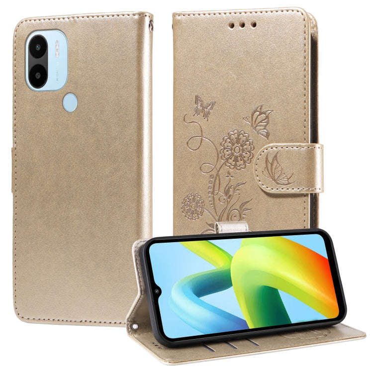 Embossed Butterfly Flowers Leather Phone Case, For Xiaomi Poco C50 / C51, For Xiaomi Poco C55 / R...
