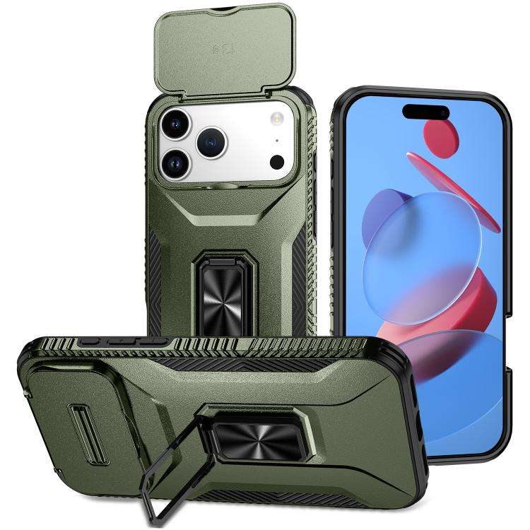 Sliding Camshield Holder Phone Case, For iPhone 18 Pro, For iPhone 18 Pro Max, For iPhone 17e / 1...