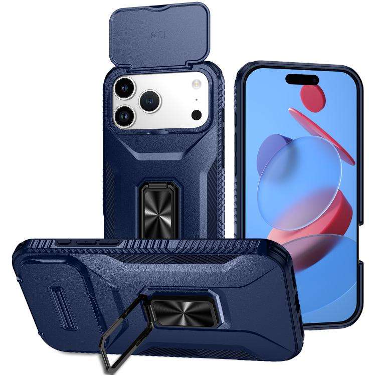 Sliding Camshield Holder Phone Case, For iPhone 18 Pro, For iPhone 18 Pro Max, For iPhone 17e / 1...
