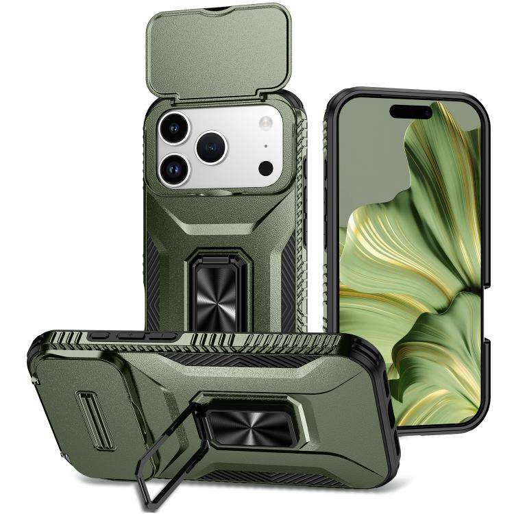 Sliding Camshield Holder Phone Case, For iPhone 18 Pro, For iPhone 18 Pro Max, For iPhone 17e / 1...