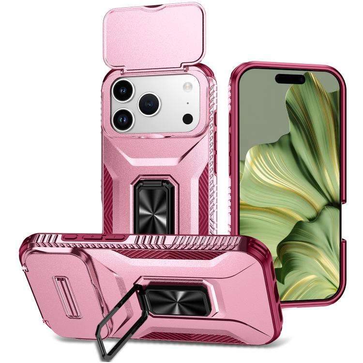 Sliding Camshield Holder Phone Case, For iPhone 18 Pro, For iPhone 18 Pro Max, For iPhone 17e / 1...