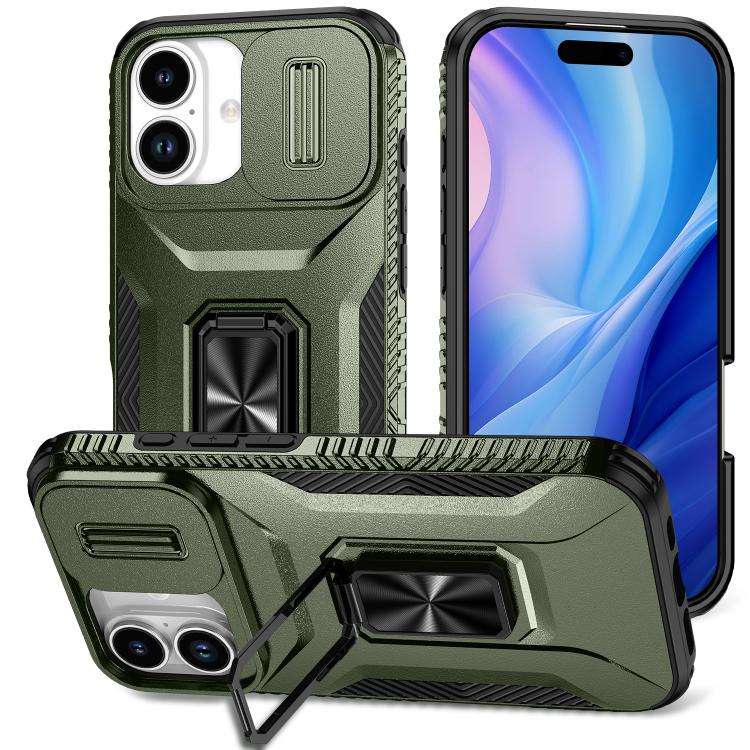 Sliding Camshield Holder Phone Case, For iPhone 18 Pro, For iPhone 18 Pro Max, For iPhone 17e / 1...