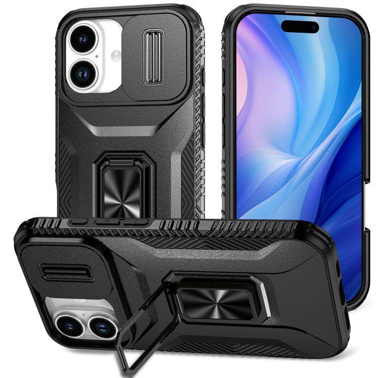 Sliding Camshield Holder Phone Case, For iPhone 18 Pro, For iPhone 18 Pro Max, For iPhone 17e / 1...