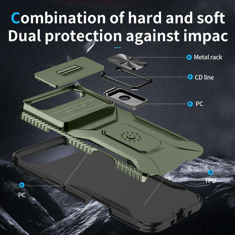 Sliding Camshield Holder Phone Case, For iPhone Air, For iPhone 16 Pro Max, For iPhone 16 Pro, Fo...