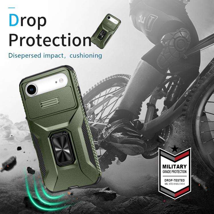 Sliding Camshield Holder Phone Case, For iPhone Air, For iPhone 16 Pro Max, For iPhone 16 Pro, Fo...