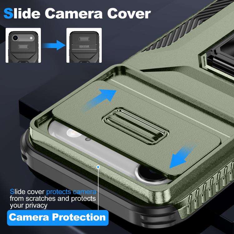 Sliding Camshield Holder Phone Case, For iPhone Air, For iPhone 16 Pro Max, For iPhone 16 Pro, Fo...