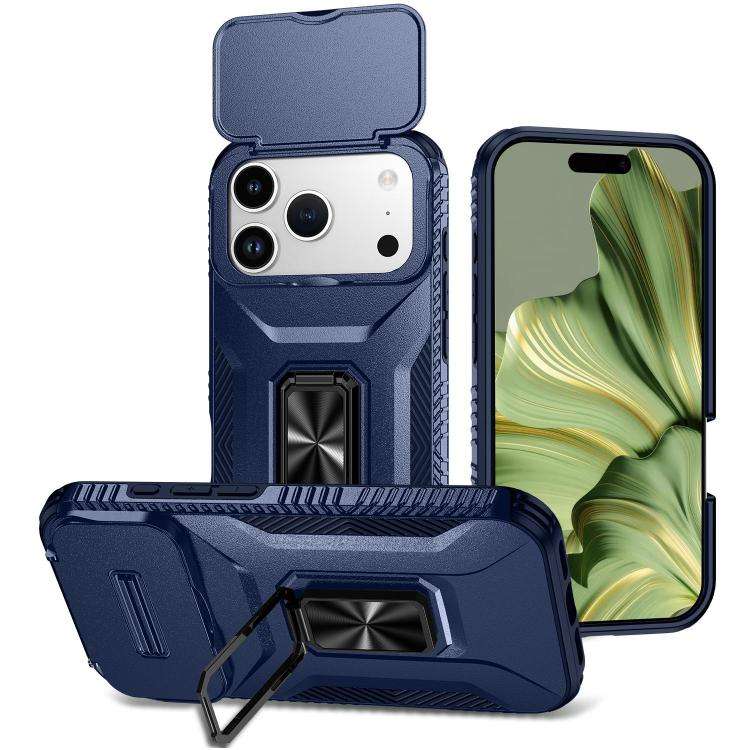 Sliding Camshield Holder Phone Case, For iPhone 18 Pro, For iPhone 18 Pro Max, For iPhone 17e / 1...