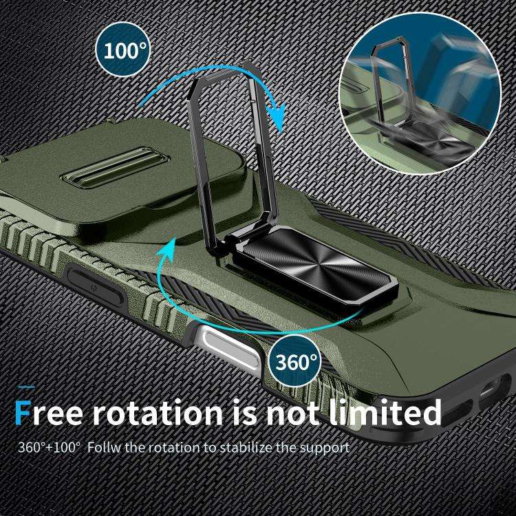 Sliding Camshield Holder Phone Case, For iPhone 18 Pro, For iPhone 18 Pro Max, For iPhone 17e / 1...