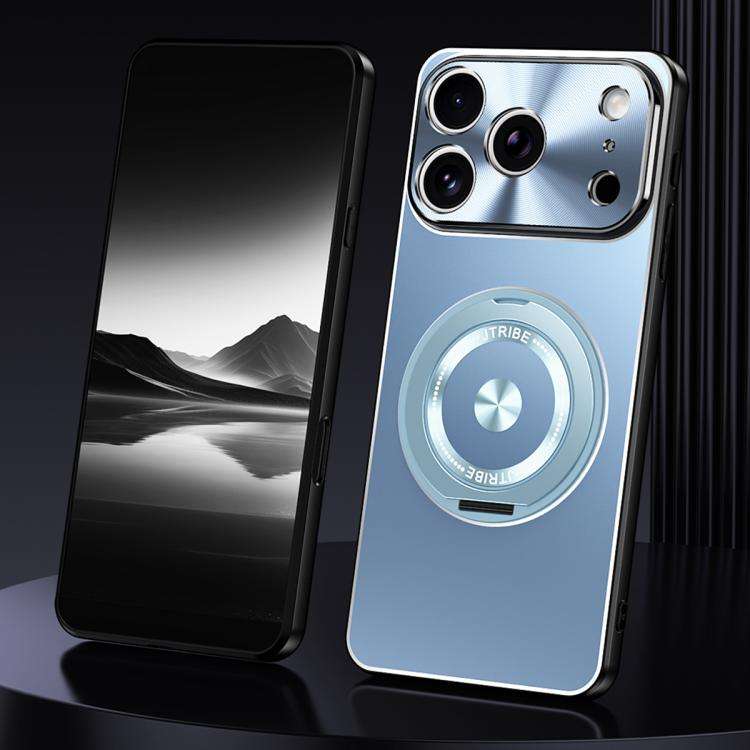Rotating Holder Frosted Metal Phone Case, For iPhone 17 Pro Max, For iPhone 17 Pro, For iPhone 17...