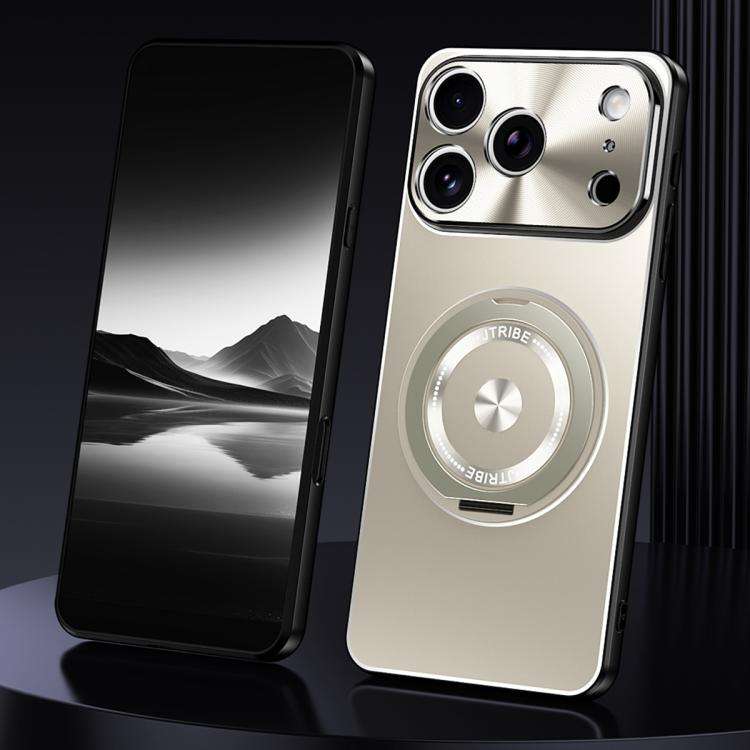 Rotating Holder Frosted Metal Phone Case, For iPhone 17 Pro Max, For iPhone 17 Pro, For iPhone 17...