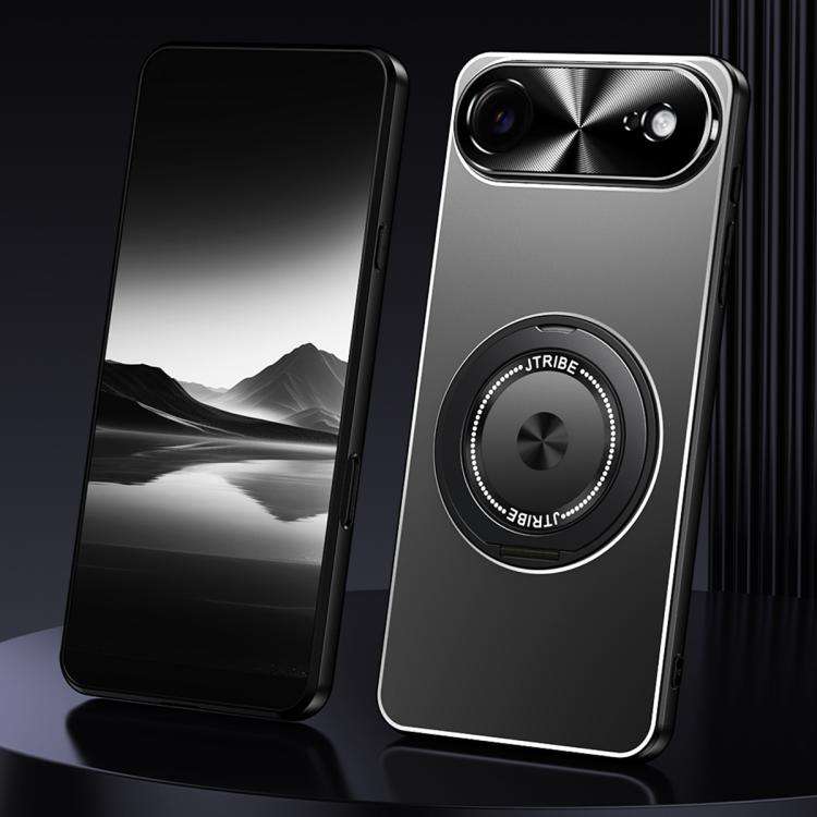 Rotating Holder Frosted Metal Phone Case, For iPhone 17 Pro Max, For iPhone 17 Pro, For iPhone 17...