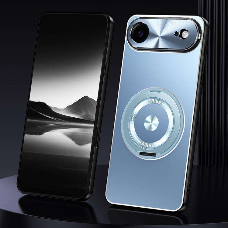 Rotating Holder Frosted Metal Phone Case, For iPhone 17 Pro Max, For iPhone 17 Pro, For iPhone 17...