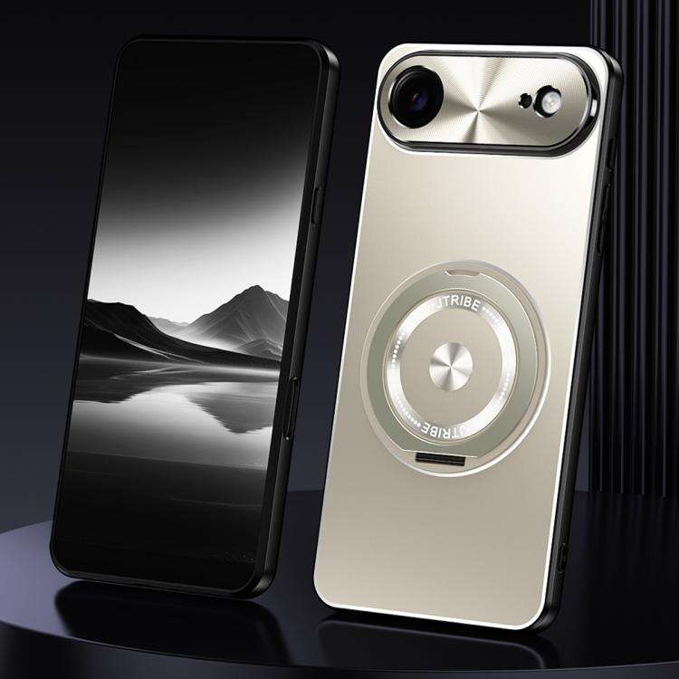 Rotating Holder Frosted Metal Phone Case, For iPhone 17 Pro Max, For iPhone 17 Pro, For iPhone 17...