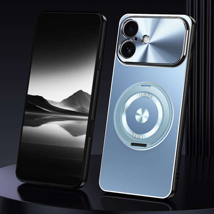 Rotating Holder Frosted Metal Phone Case, For iPhone 17 Pro Max, For iPhone 17 Pro, For iPhone 17...