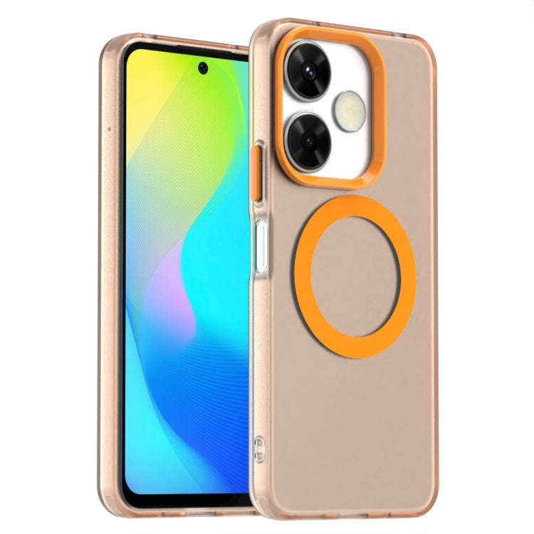 Candy Magsafe PC Hybrid TPU Phone Case, For Xiaomi Poco M6 4G, For Xiaomi Poco M6 Plus, For Xiaom...